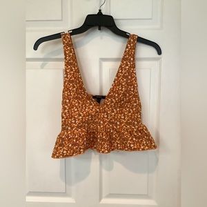 forever 21 | Floral Peplum Tank